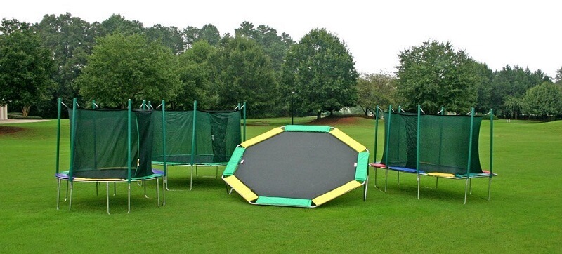 kidwise magic circle octagonal trampoline