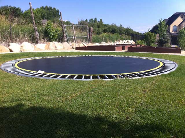 how to install in ground trampoline 