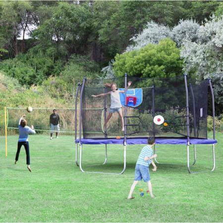 Square trampoline 14x14 ft