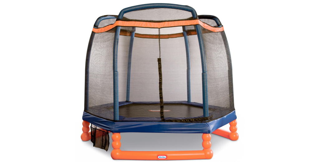 Little Tikes 7ft indoor/outdoor kids trampoline image