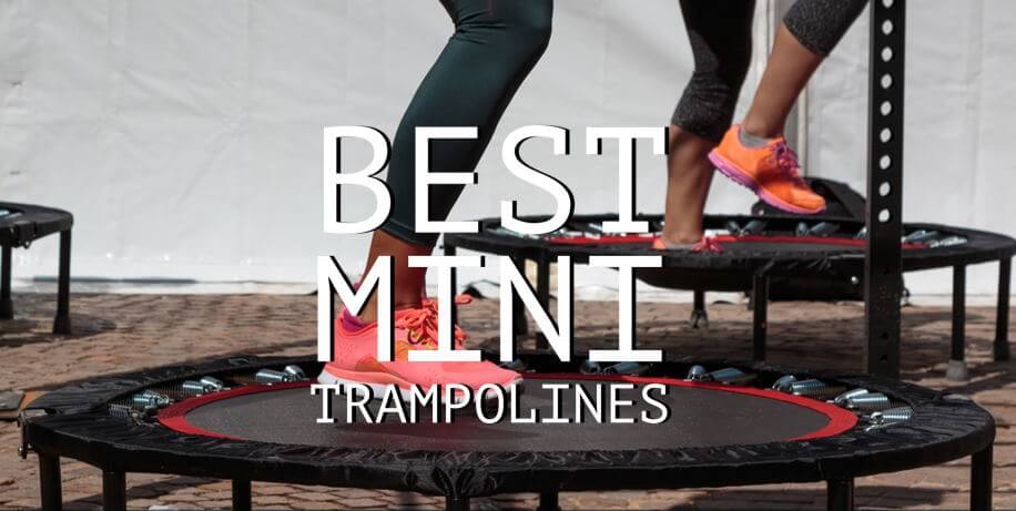 Rebounders and Best Mini trampolines, women exercising
