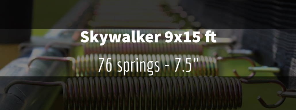 Skywalker 9x16 trampoline springs