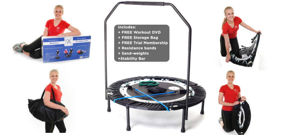 Maximus Pro Quarter folding mini trampoline - #2 in top best rebounders