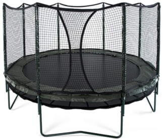 AlleyOOP Power-Double Bounce trampoline, 14ft round trampoline