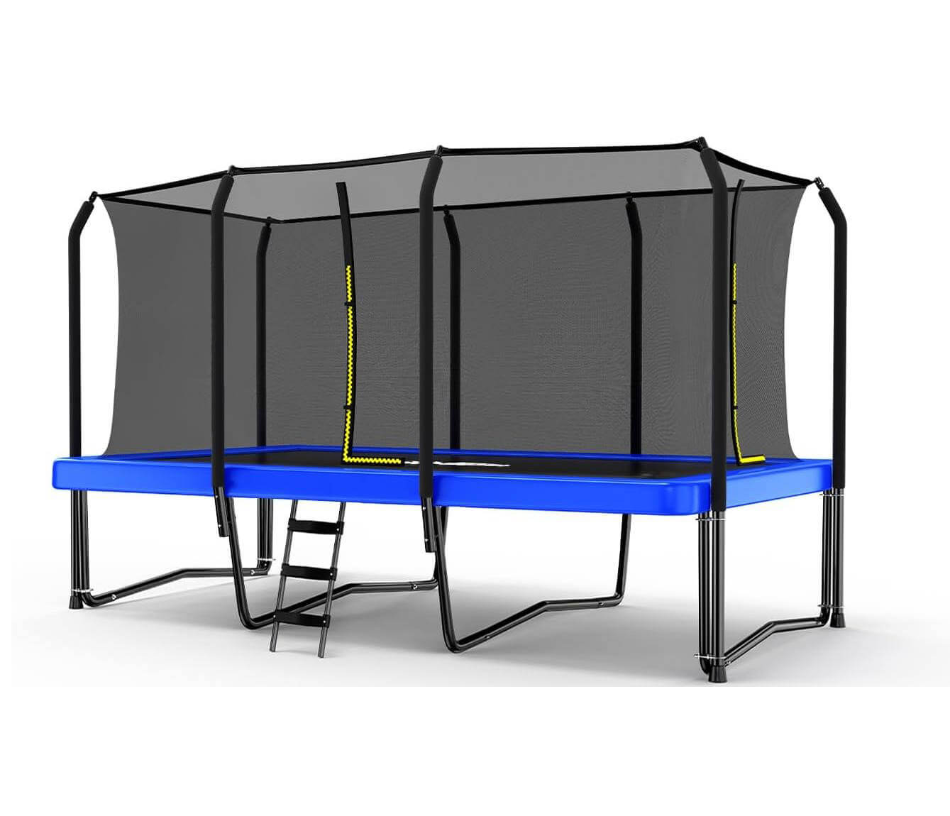 zupapa rectangular trampoline in blue, size 9x15ft